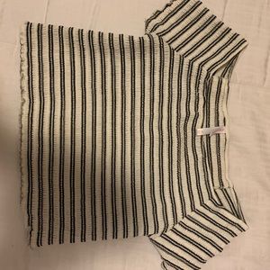 stretchy off shoulder crop top